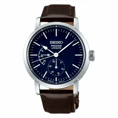 Seiko Presage 'Riki Watanabe' Brown Enamel Dial (Power Reserve)