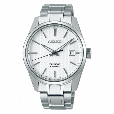 Seiko Presage 'Sharp Edge' Shironeri (White) Dial