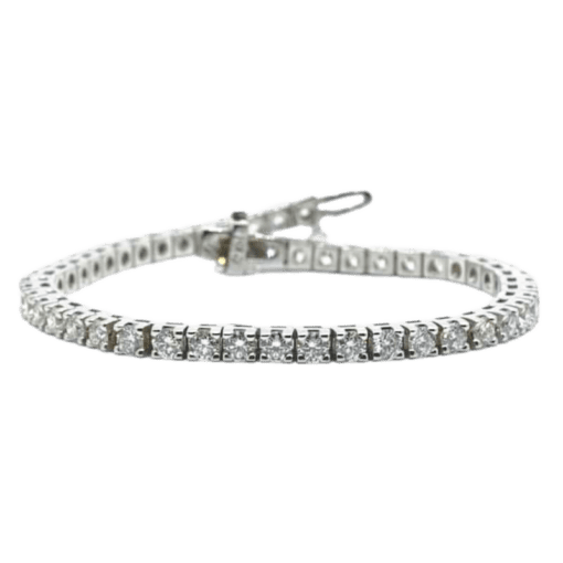 14 Karat White Gold Tennis Bracelet (12 points each)