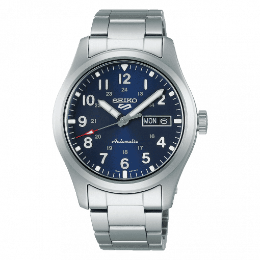 Seiko 5 Blue Dial SS Bracelet