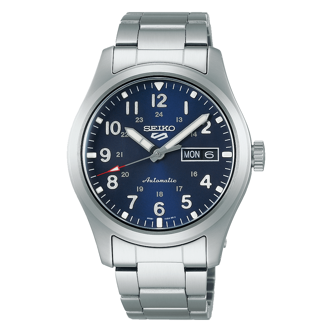 Seiko 5 Blue Dial Stainless Steel Bracelet | Atelier Lou