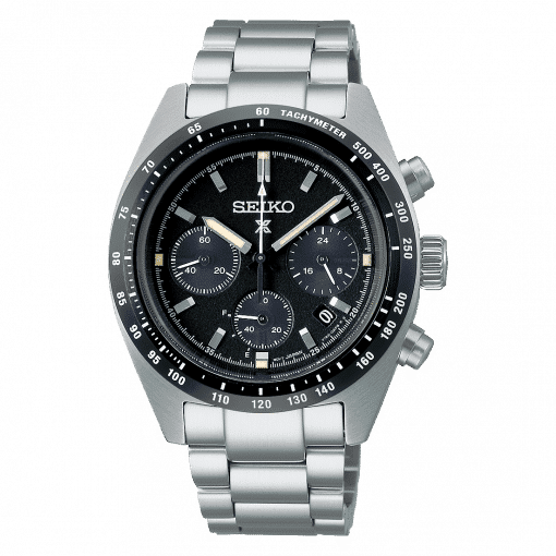 Speedtimer Solar Chronograph Black Dial