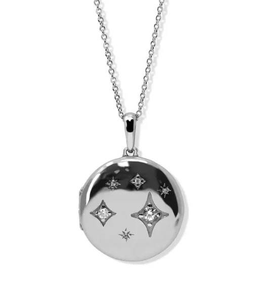 Silver Jac+Jo Gothic Diamond Locket