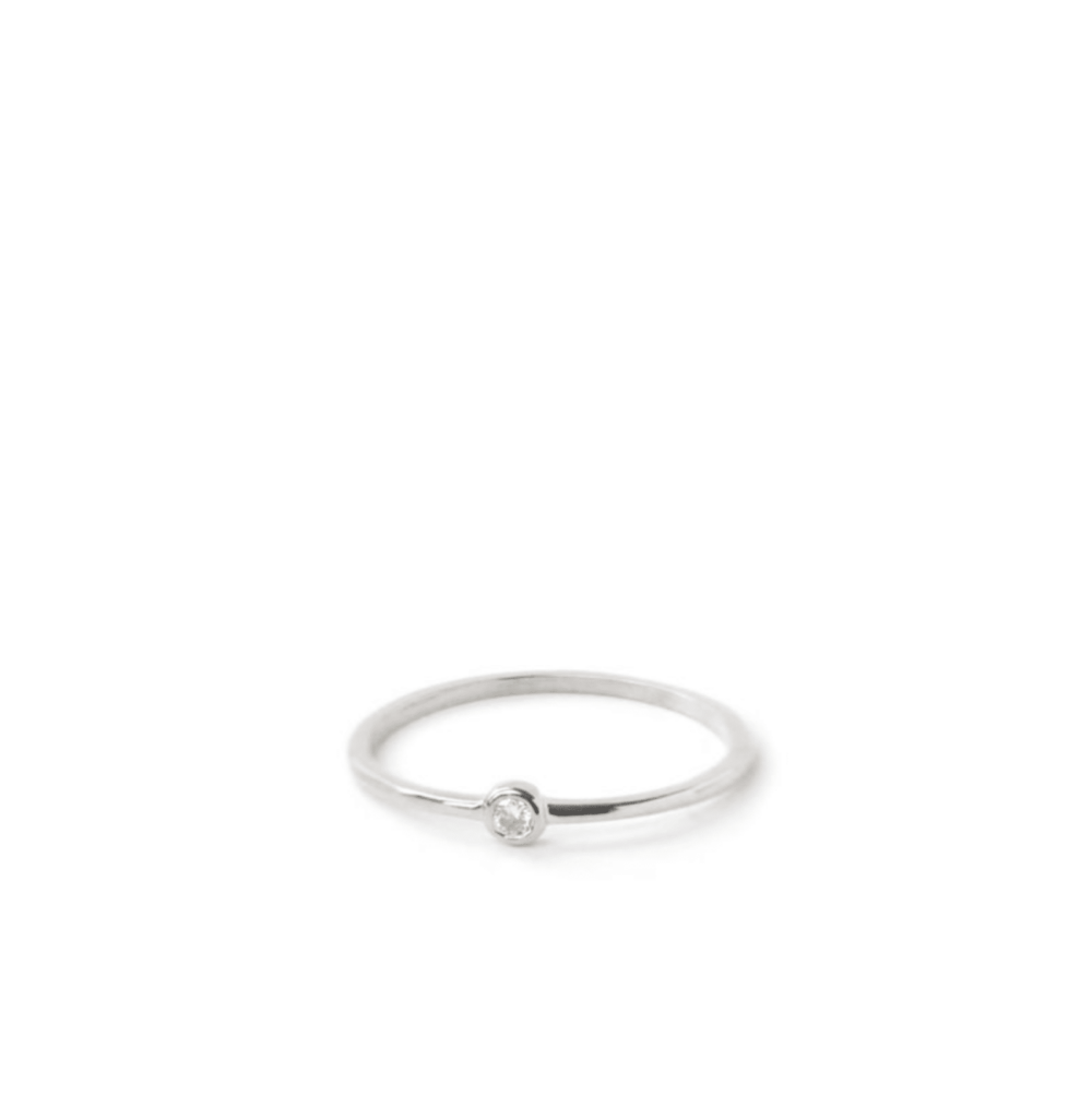 Round Silver Cléo Ring | Atelier Lou