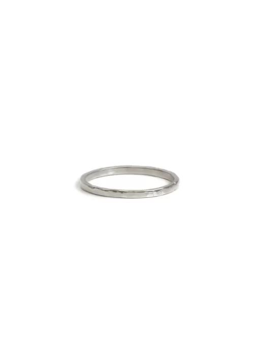 Jac+Jo Strata Hammered Band Ring