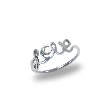 Jac+Jo Script Love Ring