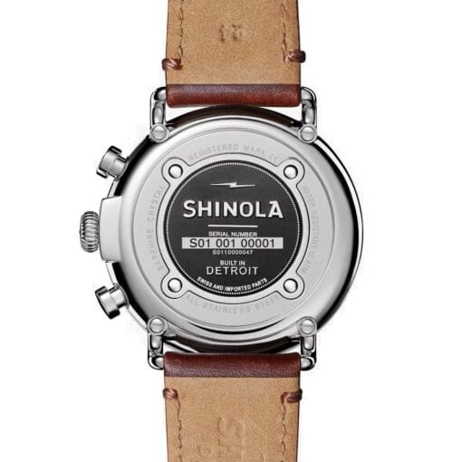 The Shinola Runwell Chrono 41mm, Blue Dial, Silver Sub Dials - Image 2