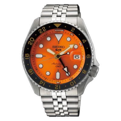 Seiko 5 Sport GMT Orange Dial