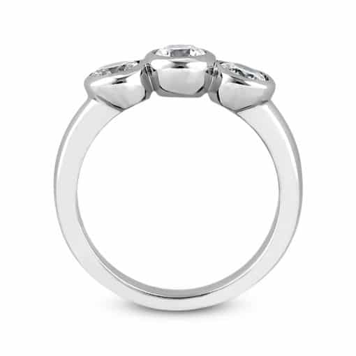 3-Stone Diamond Ring (Bezel Set)