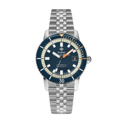 Zodiac Super Sea Wolf Compression (Blue Dial)