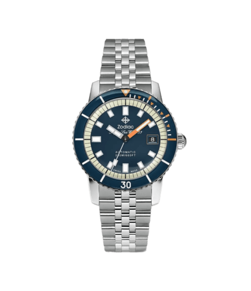 Zodiac Super Sea Wolf Compression (Blue Dial)