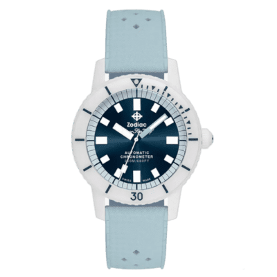 Zodiac Super Sea Wolf White Ceramic, Blue