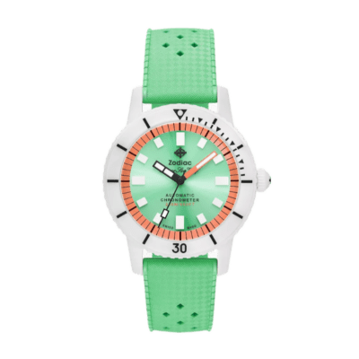 Zodiac Super Sea Wolf White Ceramic, Green