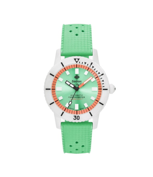 Zodiac Super Sea Wolf White Ceramic, Green