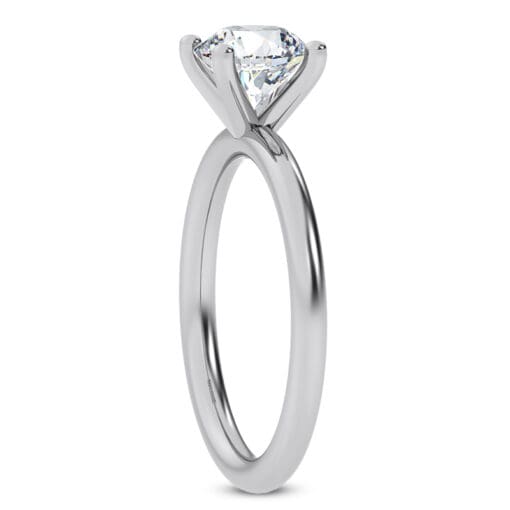 Round Diamond Solitaire Ring - Image 3