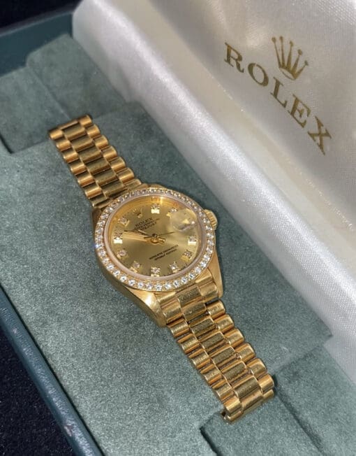 Rolex Lady-Datejust Yellow Gold Diamond Dial - Image 2