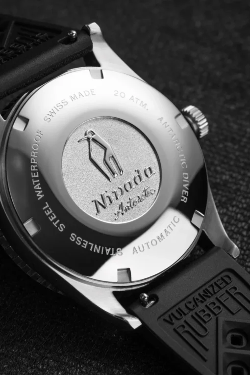 Nivada Grenchen Antarctic Diver, No Date caseback