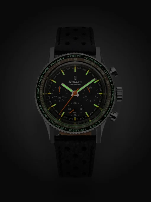 Nivada Grenchen Mecaquartz Inter Bezel, night